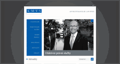 Desktop Screenshot of kmvs.cz